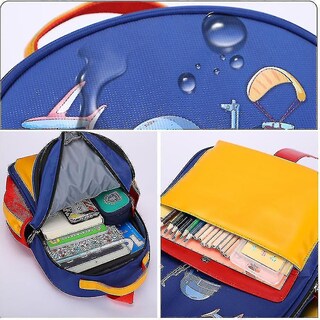 Foto 3 | Mochila Huoguo A Juego De Colores Para Niños De 1 A 3 Grados - Venta Internacional.