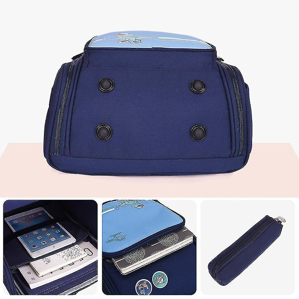Foto 5 pulgar | Mochila Huoguo, Escuela Primaria, Espacio Integrado, Plegable, Hermano - Venta Internacional.