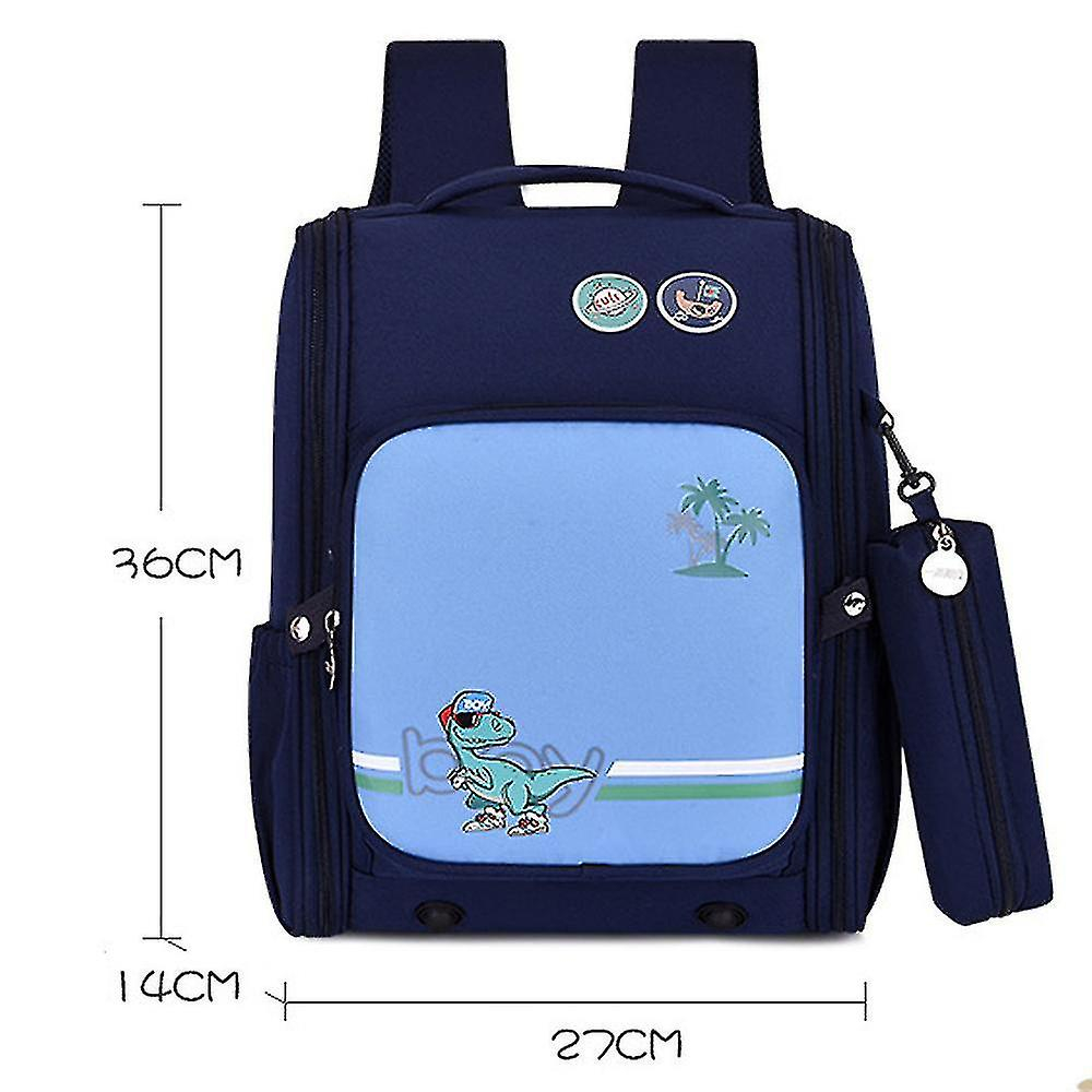 Foto 6 pulgar | Mochila Huoguo, Escuela Primaria, Espacio Integrado, Plegable, Hermano - Venta Internacional.