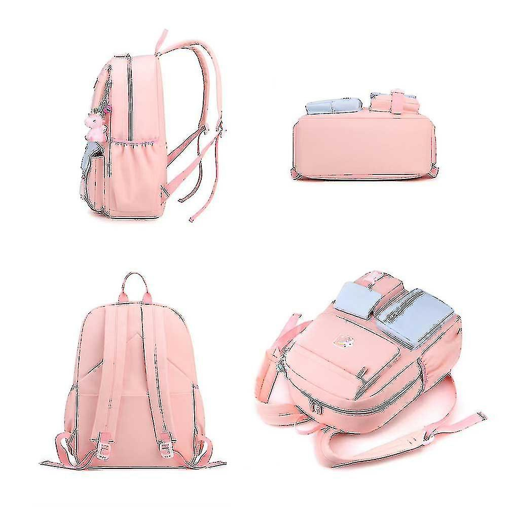 Foto 3 pulgar | Mochila Huoguo Púrpura Impermeable Ligera Para Estudiantes - Venta Internacional.