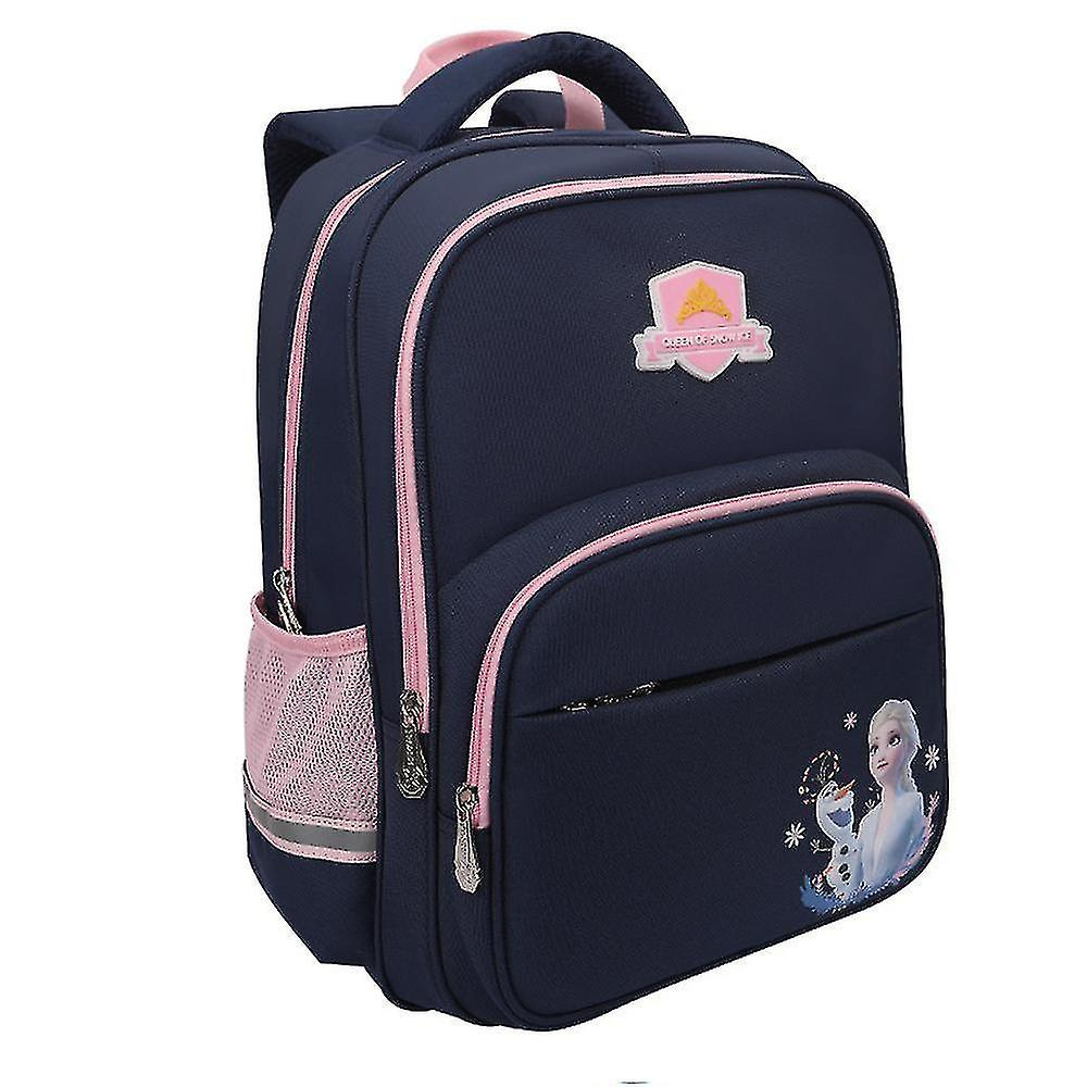 Foto 2 pulgar | Mochila Huoguo Frozen Para Niñas De 1 A 5 Grados, Impermeable, Azul Marino - Venta Internacional.