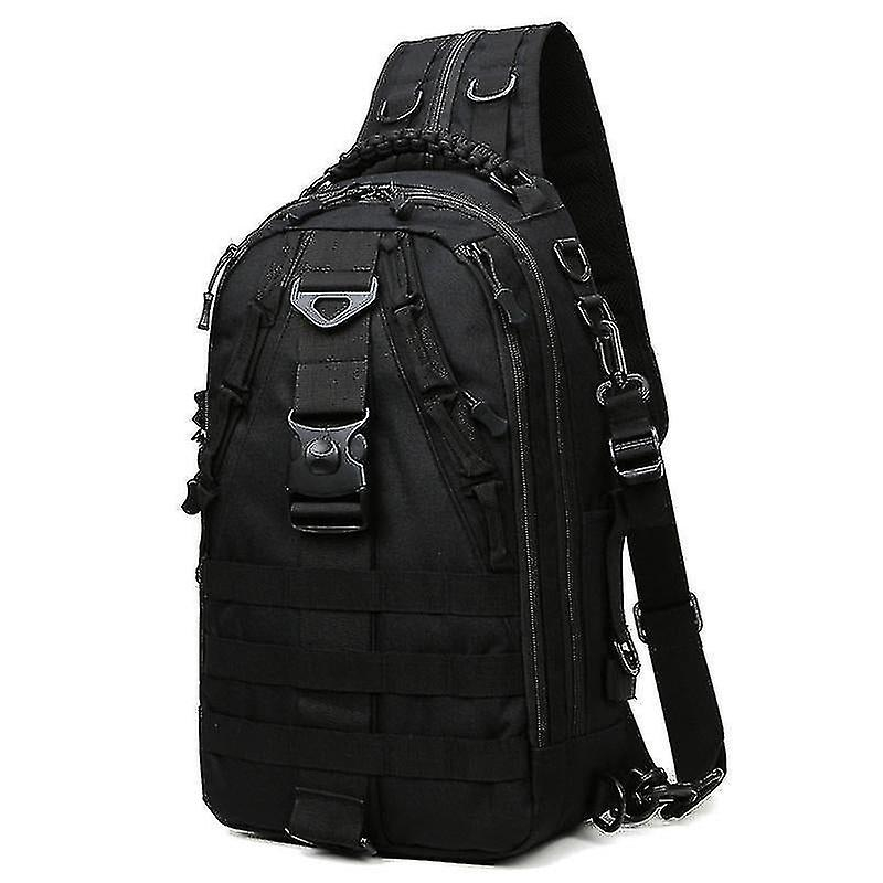 Mochila Huoguo Sport Outdoor Swagger Bag Para Hombre, Color Negro - Venta Internacional.