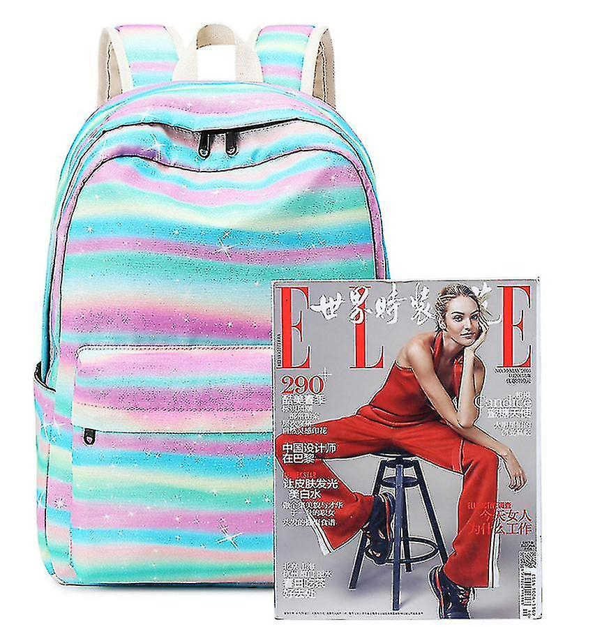 Foto 1 | Mochila Sanlin Beans De Gran Capacidad Impermeable Rosa - Venta Internacional.