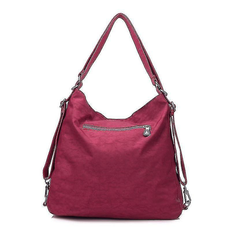 Foto 4 pulgar | Mochila Huoguo Impermeable De Nylon Para Mujer Morada - Venta Internacional.