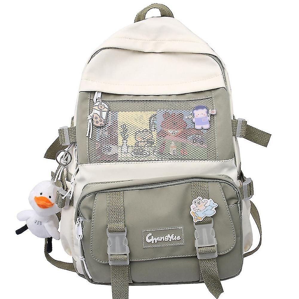 Mochila Huoguo Cute Girl De Nailon Impermeable De Alta Capacidad - Venta Internacional.