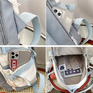 Foto 3 | Mochila Huoguo Cute Girl De Nailon Impermeable De Alta Capacidad - Venta Internacional.