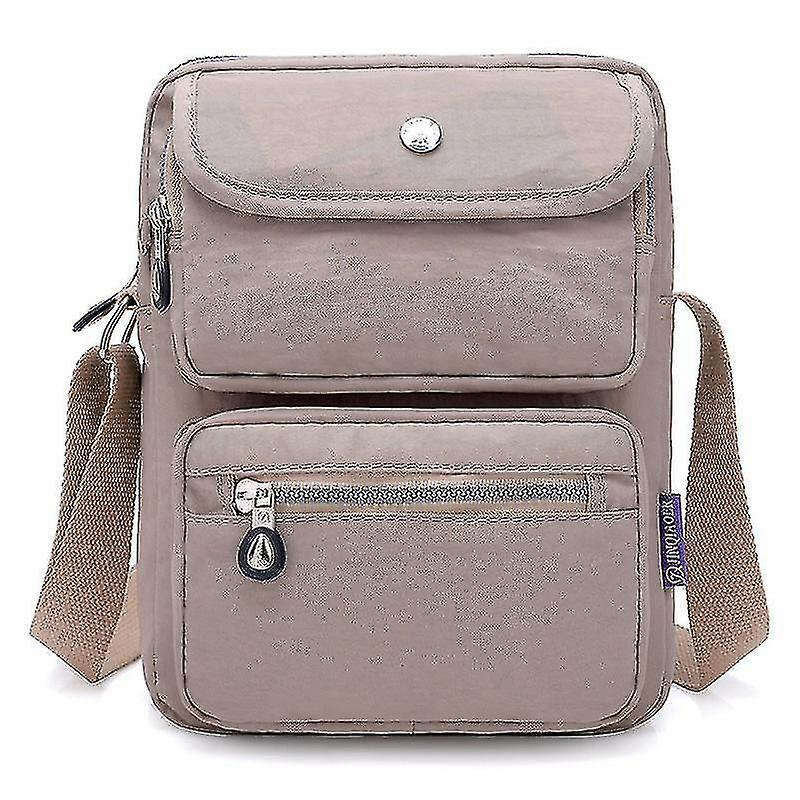 Foto 4 pulgar | Mochila Huoguo Con Un Solo Hombro Para Mujer Stone Ash - Venta Internacional.