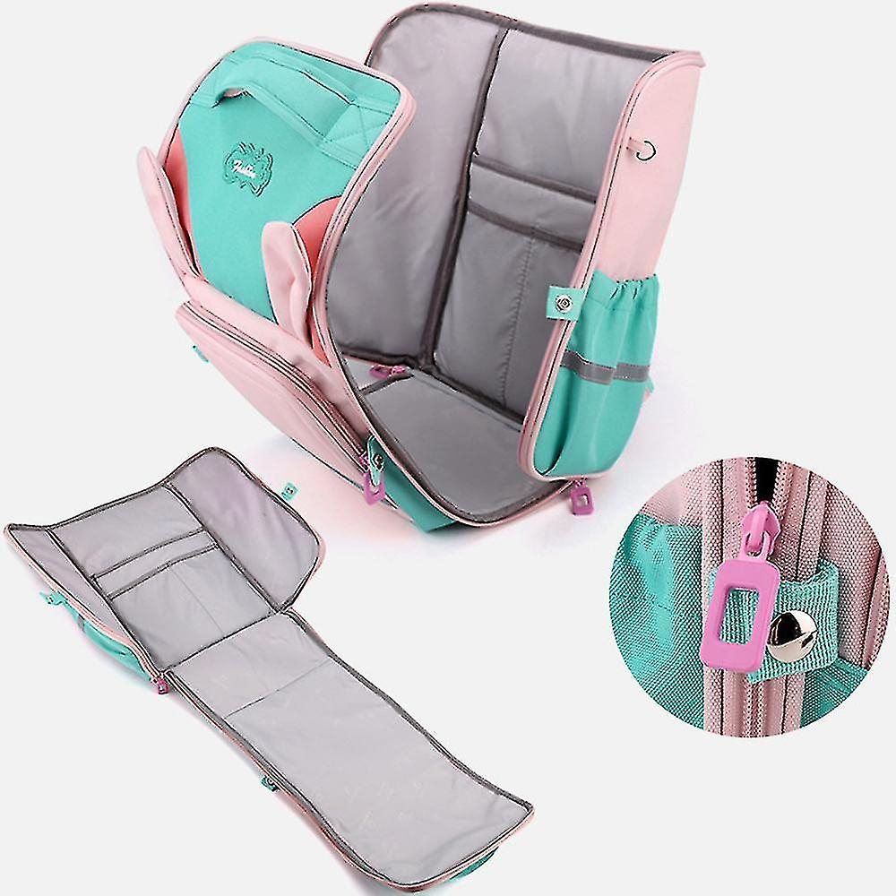Foto 4 | Mochila Huoguo Ligera De Nylon Impermeable Para Niñas - Venta Internacional.