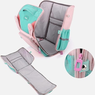 Foto 4 | Mochila Huoguo Ligera De Nylon Impermeable Para Niñas - Venta Internacional.