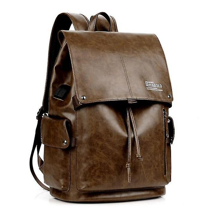 Foto 2 pulgar | Mochila Huoguo, Casual, Multifunción, Para Portátil, De Piel Sintética, Para Hombre - Venta Internacional.