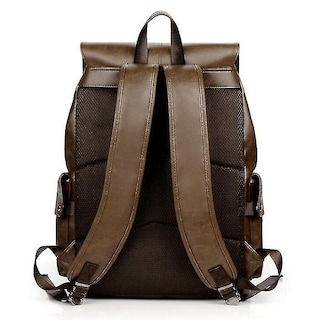Foto 4 | Mochila Huoguo, Casual, Multifunción, Para Portátil, De Piel Sintética, Para Hombre - Venta Internacional.
