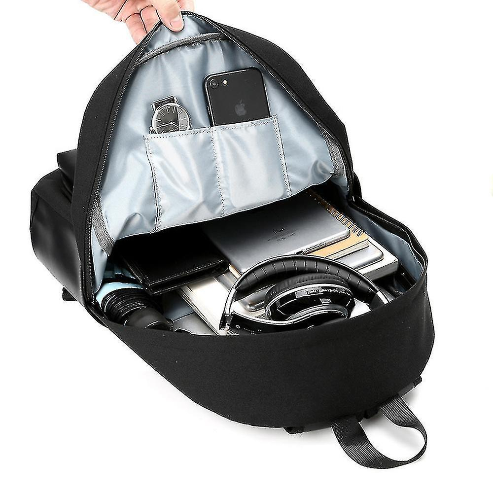 Foto 3 pulgar | Mochila Huoguo Para Viajar Al Trabajo, Computadora Con Carga Usb, Negra - Venta Internacional.