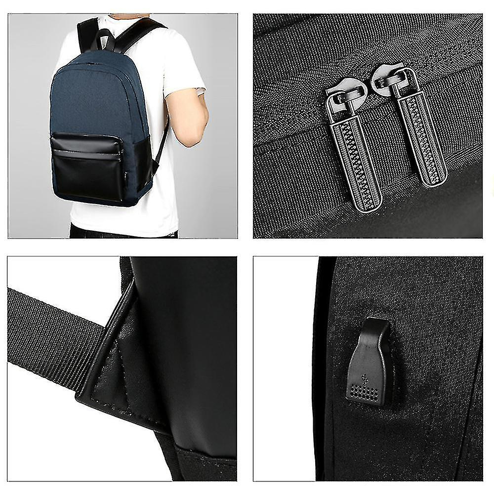 Foto 4 pulgar | Mochila Huoguo Para Viajar Al Trabajo, Computadora Con Carga Usb, Negra - Venta Internacional.