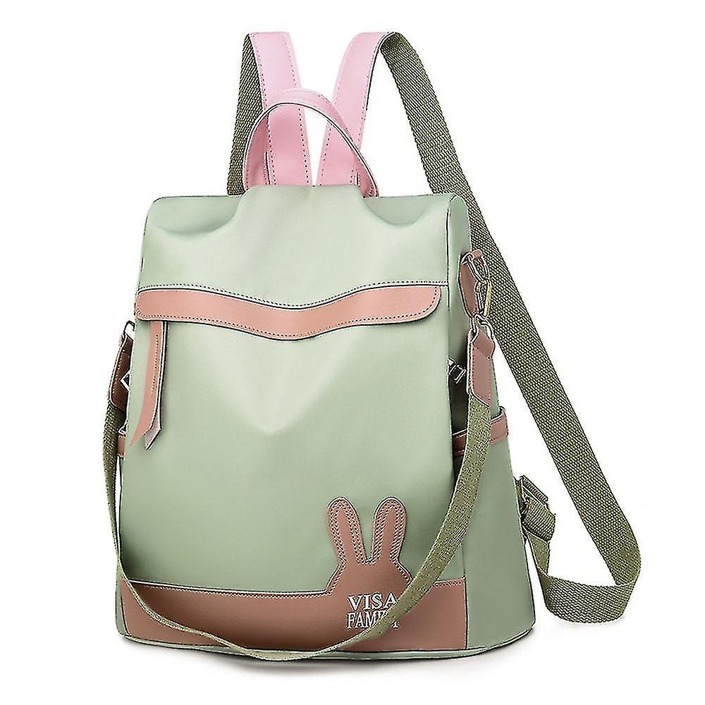 Foto 2 pulgar | Mochila Huoguo Mujer Compras Tela Oxford Verde 29x11x33 - Venta Internacional.