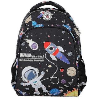 Foto 1 | Mochila Huoguo Negra De Dibujos Animados Divertida, Linda Y Transpirable Para Niños - Venta Internacional.