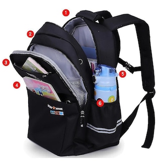 Foto 2 | Mochila Huoguo Para Niños Y Niñas De Primaria De 1 A 3 Grados - Venta Internacional.