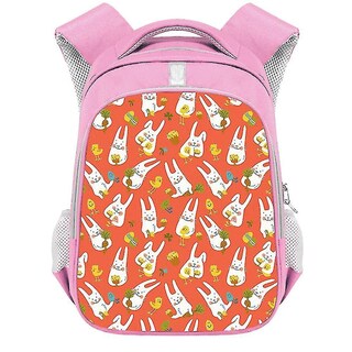 Foto 1 | Mochila Huoguo 2021 De Pascua Para Niña De Primaria Rosa 26x13x3 - Venta Internacional.