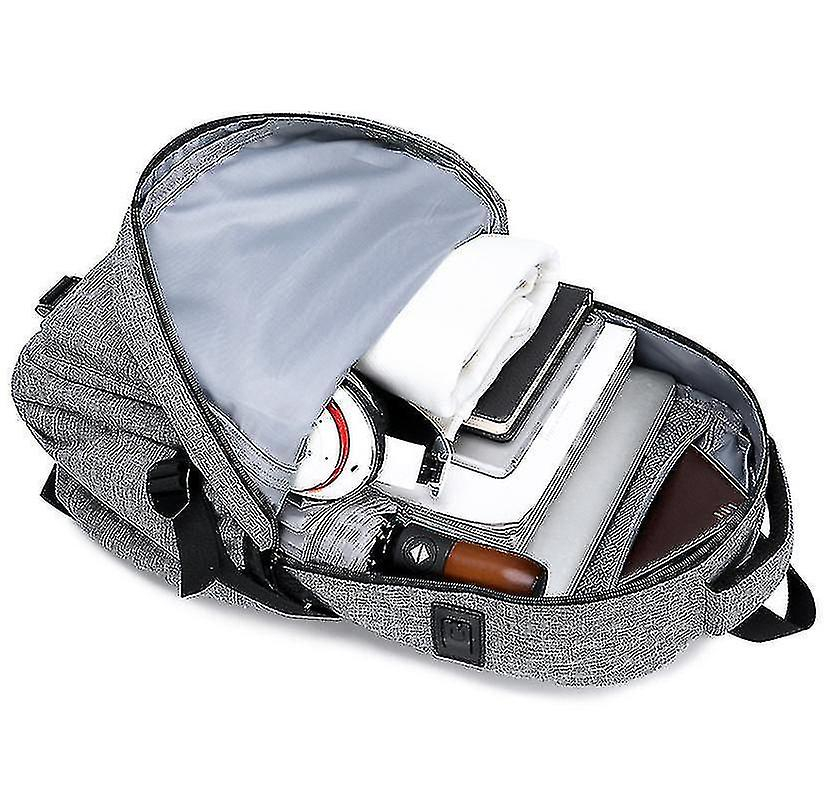 Foto 4 pulgar | Mochila Huoguo Gris Claro Para Hombre Para Viajes De Corta Distancia - Venta Internacional.