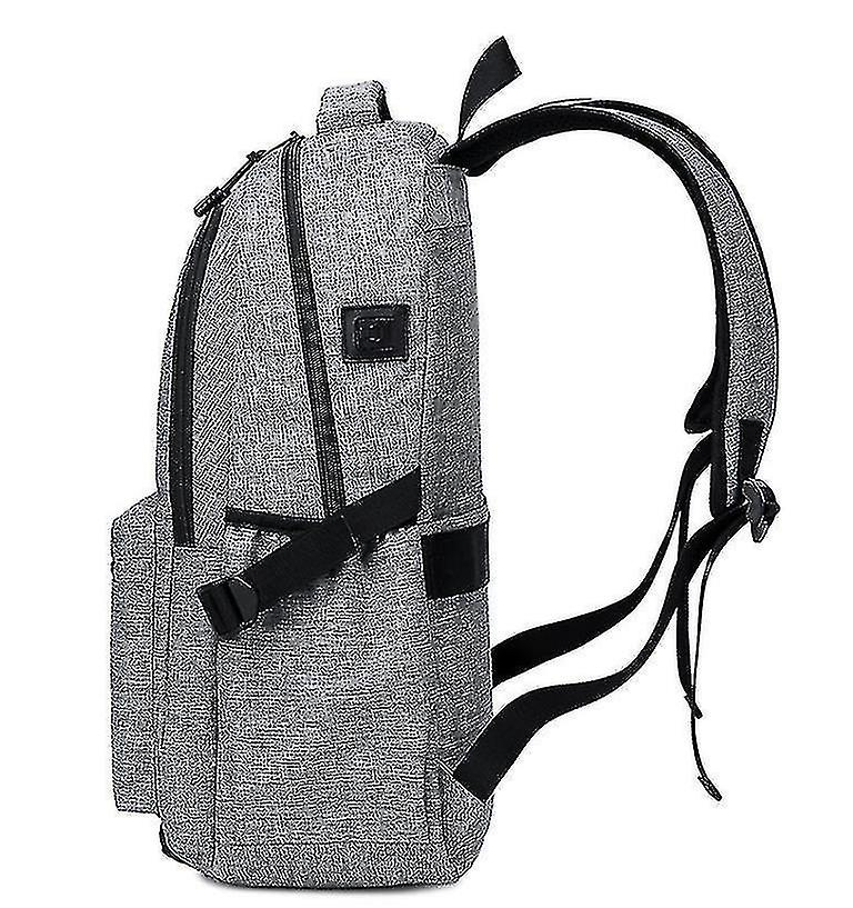 Foto 5 | Mochila Huoguo Gris Claro Para Hombre Para Viajes De Corta Distancia - Venta Internacional.
