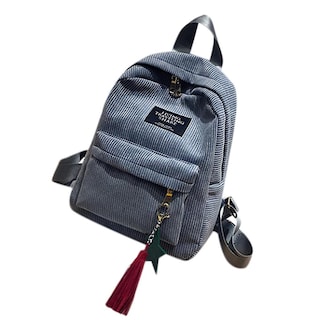 Foto 1 | Mochila Huoguo Corduroy Mini Simple Style Para Mujer - Venta Internacional.