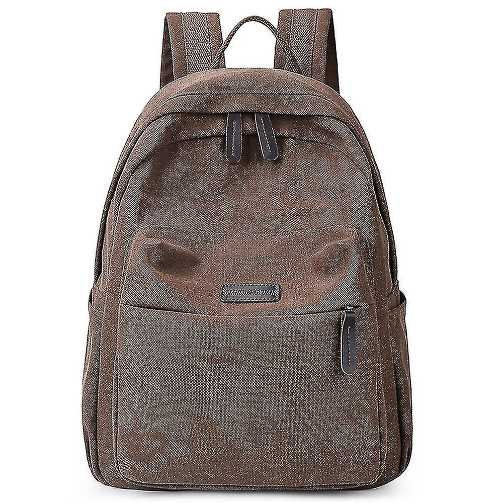 Foto 2 pulgar | Mochila Casual Huoguo Para Mujer, De Lona, Color Café - Venta Internacional.