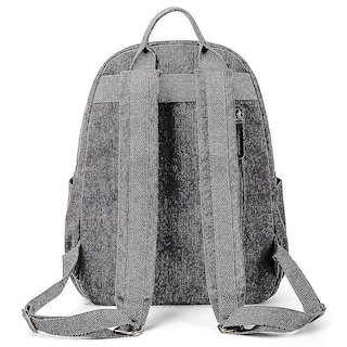 Foto 4 | Mochila Casual Huoguo Para Mujer, De Lona, Color Café - Venta Internacional.