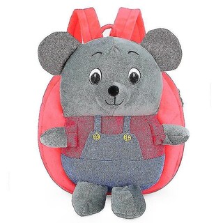 Foto 3 | Mochila Huoguo De Peluche Rojo Sandía Para Niños De 2 A 4 Años - Venta Internacional.