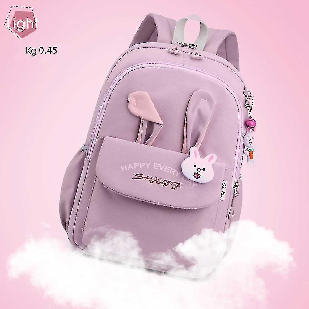 Foto 4 pulgar | Mochila Huoguo Bonita Mochila Clásica Resistente Al Agua, Color Morado - Venta Internacional.