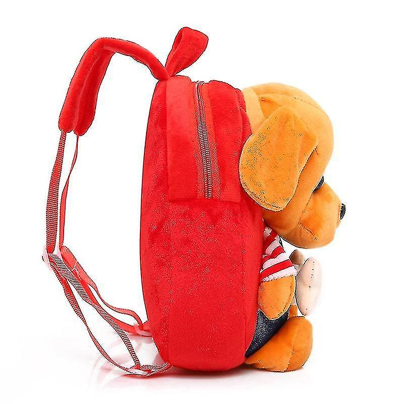 Foto 4 pulgar | Mochila Huoguo Full Bear De Peluche Rojo Para Niños De 2 A 4 Años - Venta Internacional.