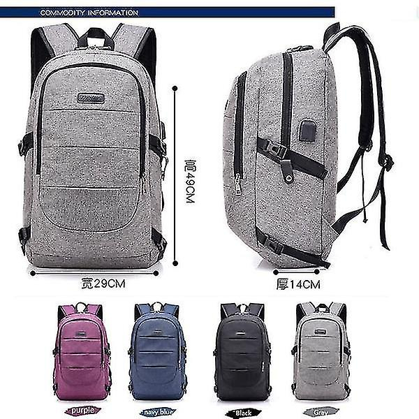 Foto 3 pulgar | Mochila Hi Caltion Para Portátil, Impermeable, De Viaje, 17 Pulgadas, Azul - Venta Internacional.