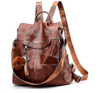 Foto 2 | Mochila Huoguo Crossbody Para Mujer Jujube Red Fashion Pu - Venta Internacional.