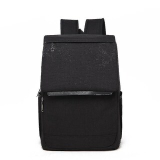 Foto 1 | Mochila Huoguo, Casual, De Lona Para Ordenador, Para Hombre, De Negocios, Negra - Venta Internacional.