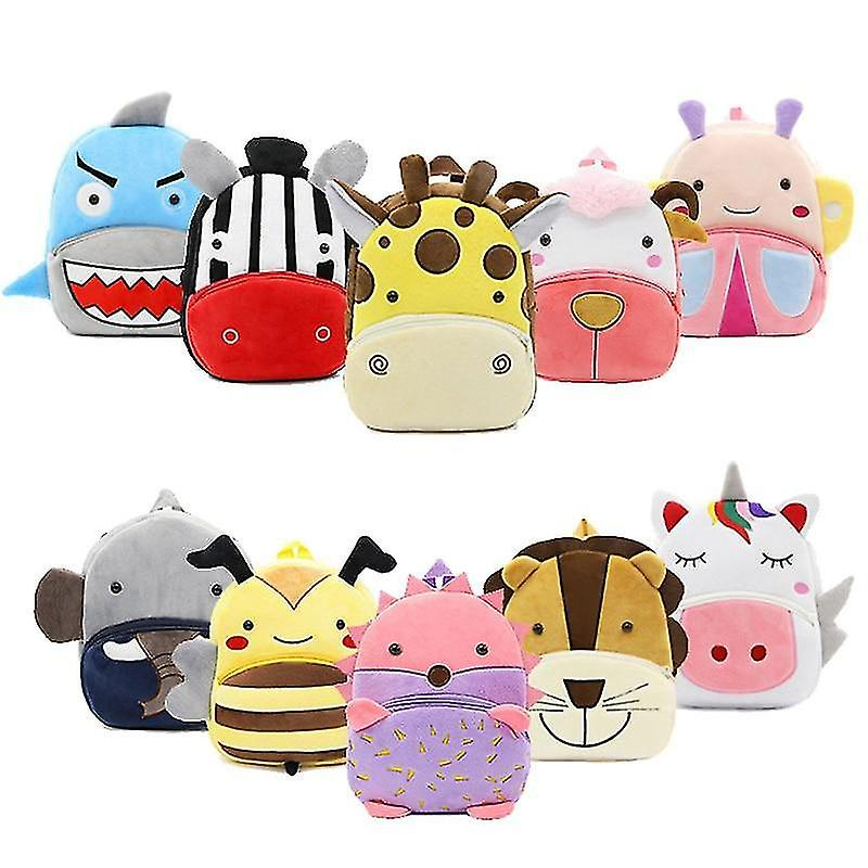 Foto 3 pulgar | Mochila De Felpa Huoguo Con Forma De Dibujos Animados Para Bebés Unisex De 2 A 4 Años - Venta Internacional.
