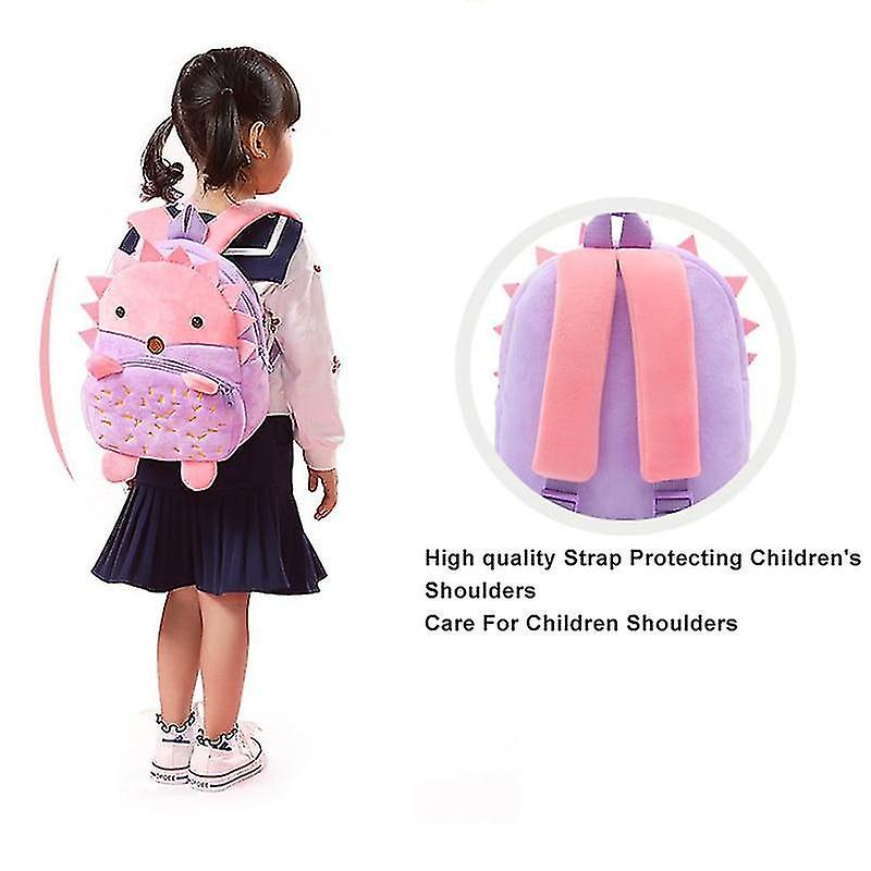 Foto 5 pulgar | Mochila De Felpa Huoguo Con Forma De Dibujos Animados Para Bebés Unisex De 2 A 4 Años - Venta Internacional.