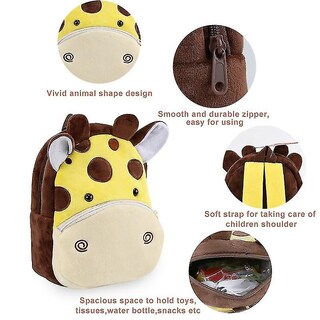 Foto 5 | Mochila De Felpa Huoguo Con Forma De Dibujos Animados Para Bebés Unisex De 2 A 4 Años - Venta Internacional.
