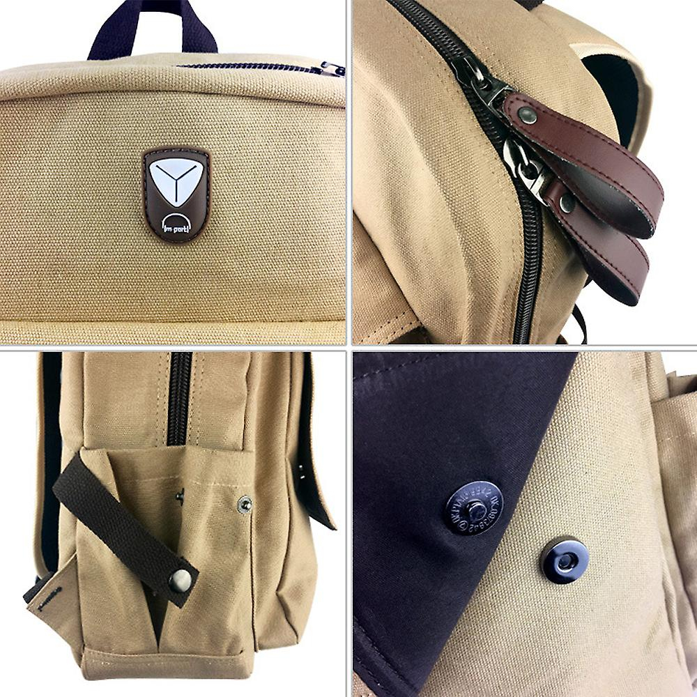 Foto 4 | Mochila Sanlin Beans Casual Para Estudiantes De Secundaria, Impermeable - Venta Internacional.