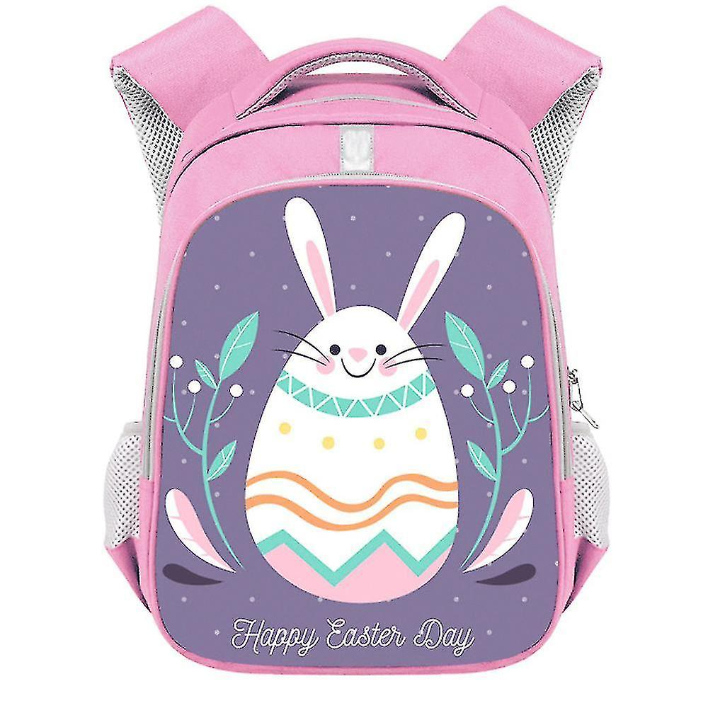 Foto 2 pulgar | Mochila Huoguo 2021 De Pascua Para Niña De Primaria Rosa 26x13x3 - Venta Internacional.