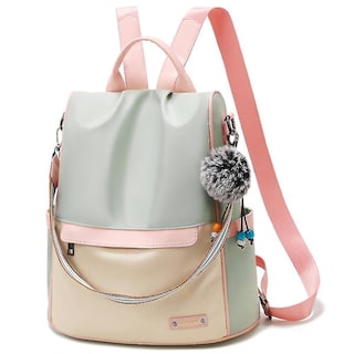 Foto 1 | Mochila Huoguo Para Mujer, Casual, De Lona, De Viaje, Pequeña, Verde - Venta Internacional.