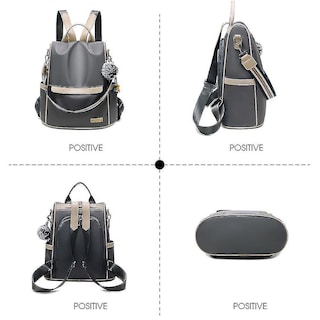 Foto 4 | Mochila Huoguo Para Mujer, Casual, De Lona, De Viaje, Pequeña, Verde - Venta Internacional.