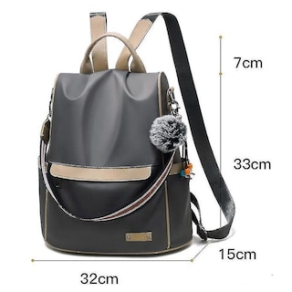 Foto 5 | Mochila Huoguo Para Mujer, Casual, De Lona, De Viaje, Pequeña, Verde - Venta Internacional.