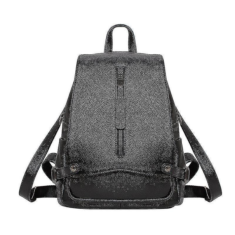 Foto 3 pulgar | Mochila Huoguo De Cuero Para Mujer, A La Moda, Azul Real - Venta Internacional.