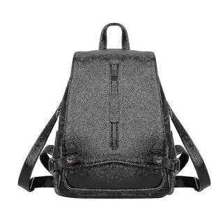 Foto 4 | Mochila Huoguo De Cuero Para Mujer, A La Moda, Azul Real - Venta Internacional.