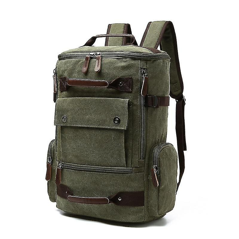 Foto 2 pulgar | Mochila Huoguo Vintage Canvas Travel Para Hombre De 36-55 L De Capacidad - Venta Internacional.