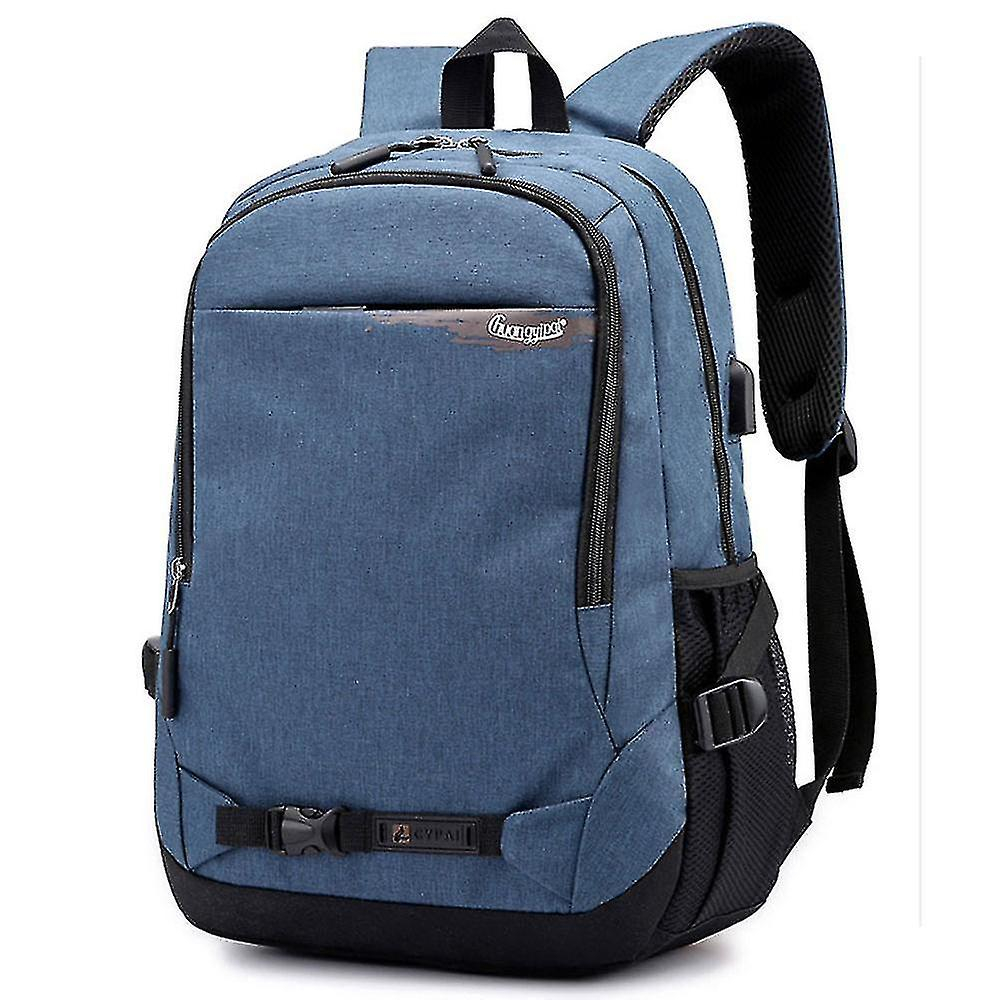 Foto 2 pulgar | Mochila Huoguo Leisure Sports Business Doble Azul 47cm - Venta Internacional.