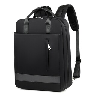 Foto 4 | Mochila Olnlyo Para Portátil Con Carga Usb Para Mujer De 15 A 15,6 Pulgadas, Color Oscuro - Venta Internacional.
