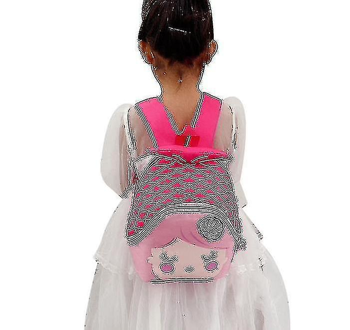 Foto 6 pulgar | Mochila Huoguo Para Niñas Pequeñas, Preescolar, Mochila Escolar 3d Bl - Venta Internacional.