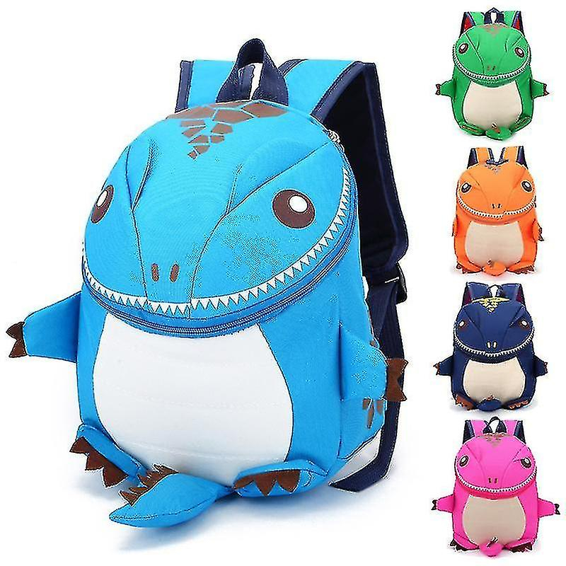Foto 3 pulgar | Mochila Escolar Huoguo 3d Animal Para Niños Pequeños, Azul - Venta Internacional.