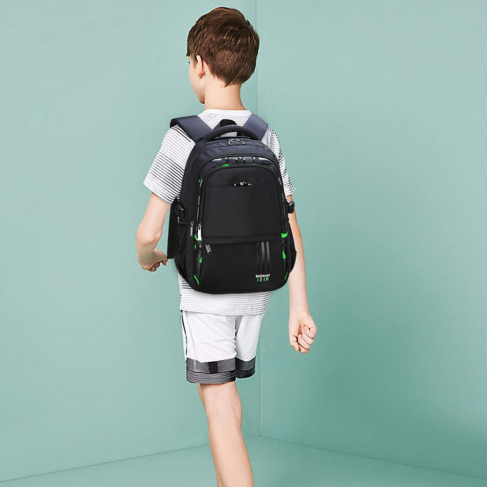 Foto 3 pulgar | Mochila Escolar Sanlin Beans Lightening Grade 3-6 Green - Venta Internacional.