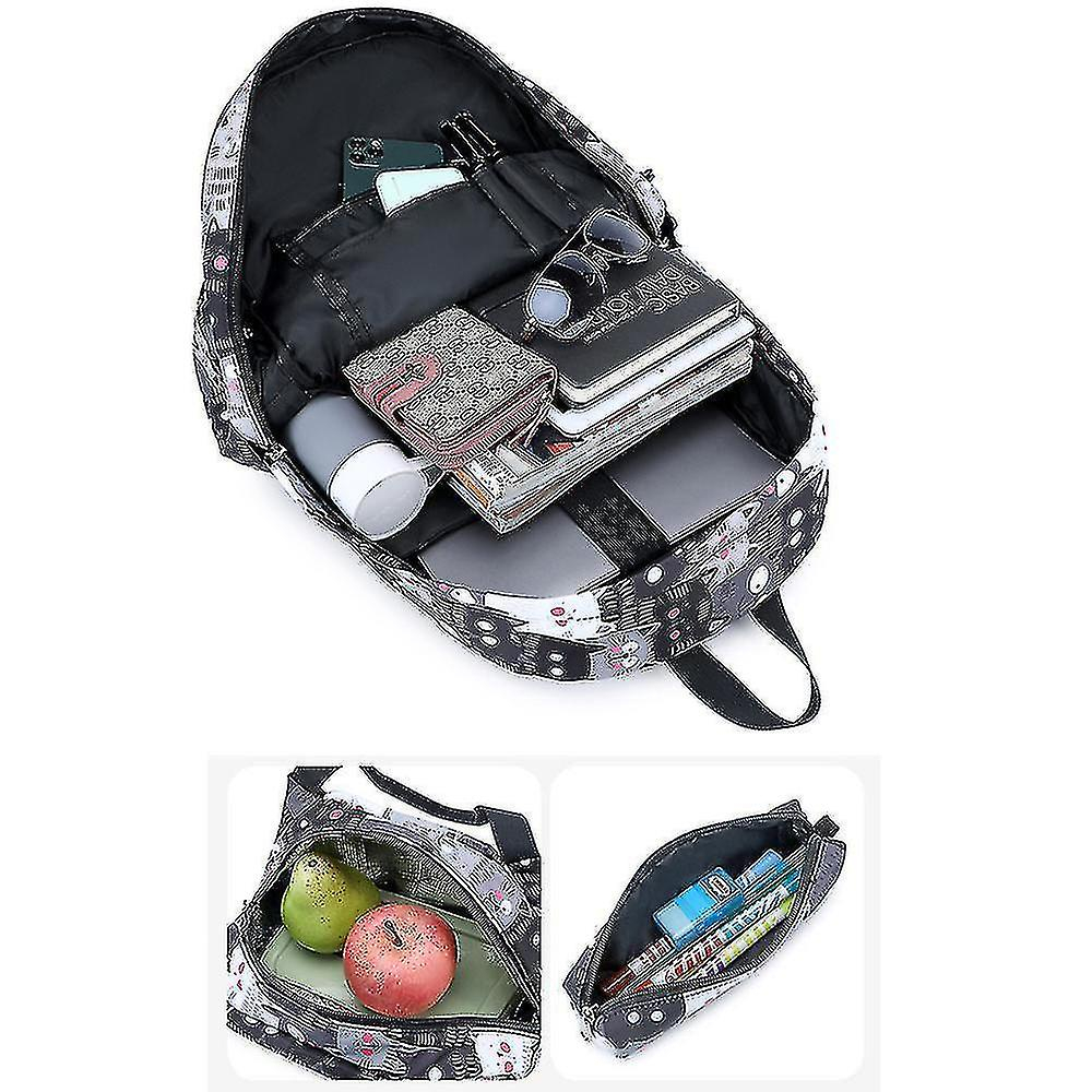 Foto 4 pulgar | Mochila Huoguo Pink De Gran Capacidad Para Niñas De Secundaria - Venta Internacional.