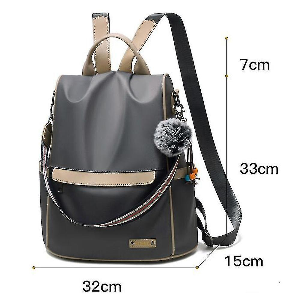 Foto 6 pulgar | Mochila Huoguo Para Mujer, Casual, De Lona, De Viaje, Pequeña, Color Rojo - Venta Internacional.